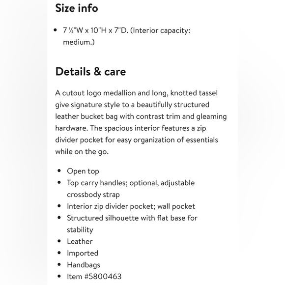 Tory Burch Miller Bucket Bag - Picture 13 of 13